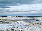 Die Ostsee bei Brodten im März 18