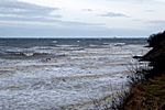 Die Ostsee von der Steilküste aus gesehen.